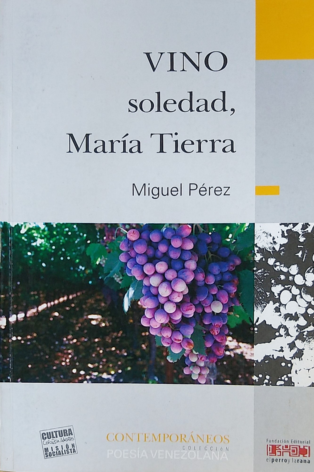 Vino soledad, María tierra